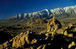 Sunrise in the Alabama Hills