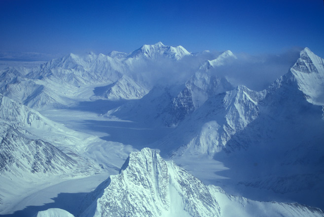 Mount McKinley Peak in Denali National Park